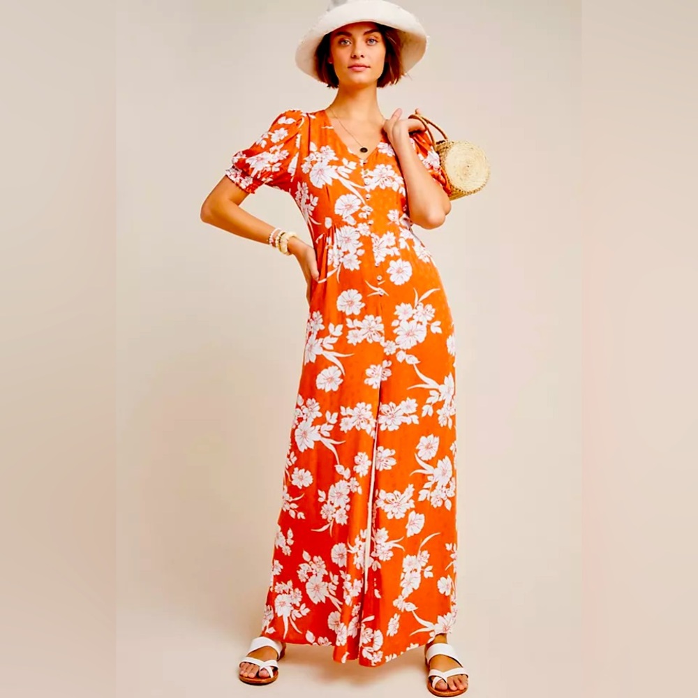 NWT ANTHROPOLOGIE NANCY JUMPSUIT LARGE DOLAN